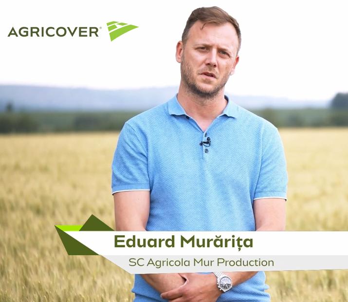 Eduard Murarița confidently turned to the solutions proposed by Agricover agronomic specialists